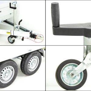 Debon Dreiseitenkipper 180x306 2,6t | E-Pumpe | Rampen | Stützen – Bild 7