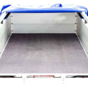 Koch Anhänger mit Plane 105x205cm 750kg | Typ U2 | Flachplane Profi blau – Bild 9