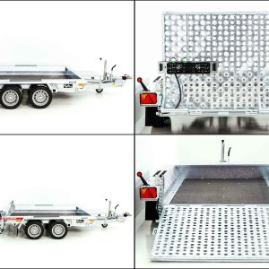 Temared Przyczepa do maszyn budowlanych Builder 153x260 cm 2,7t | rampa - obrazek 3