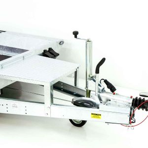 Temared Przyczepa do maszyn budowlanych Builder 153x260 cm 2,7t | rampa - obrazek 11