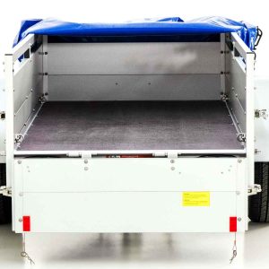 Koch Anhänger mit Plane 105x205cm 750kg | Typ U2 | Flachplane Profi blau – Bild 14