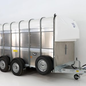 Ifor Williams Przyczepa do bydła TA510 14x6 178x434 cm | Wys. 183 cm | 3,5t | Dwupoziomowa