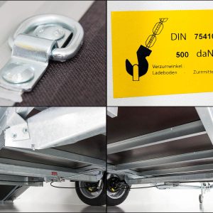 Variant Kofferanhänger Black Edition 148x258cm Höhe: 157cm 1,35t – Bild 2
