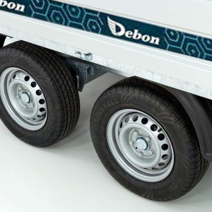 Debon Heckkipper 155x305cm 2,0t | E-Pumpe | Gitter 60 cm | AKTION – Bild 3