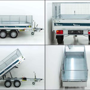 Debon Heckkipper 155x305cm 2,0t | E-Pumpe | Gitter 60 cm | AKTION – Bild 6