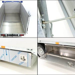 Twintrailer Multi-Heckkipper TT35-40 GB 3,5t | 192x402x140cm | Tandem – Bild 3