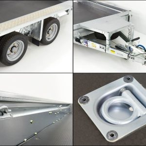 Variant Baumaschinenanhänger Maxi Load 180x400 3,5t | Einzelrampen | Beavertail - obrazek 5