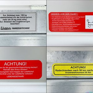 Unsinn Dreiseitenkipper UDK 175x306cm 2,6t | E-Pumpe | Notpumpe – Bild 7