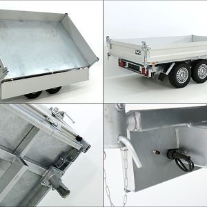 Unsinn Dreiseitenkipper UDK 175x306cm 2,6t | E-Pumpe | Notpumpe – Bild 12