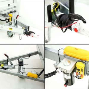 Unsinn Dreiseitenkipper UDK 175x306cm 2,6t | E-Pumpe | Notpumpe | Gitter 65cm – Bild 8