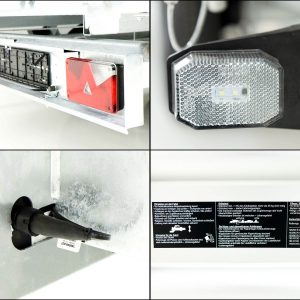 Unsinn Dreiseitenkipper UDK 175x306cm 2,6t | E-Pumpe | Notpumpe | Gitter 65cm – Bild 6