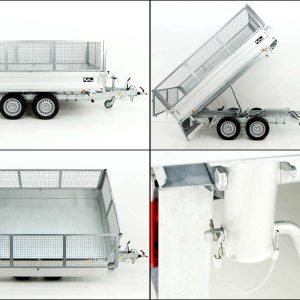 Unsinn Dreiseitenkipper UDK 175x306cm 2,6t | E-Pumpe | Notpumpe | Gitter 65cm – Bild 4