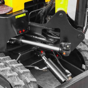 Minikoparka „Bobmaster Pro” – Diesel, 890 kg z wysięgnikiem przegubowym + zestaw łyżek - obrazek 6